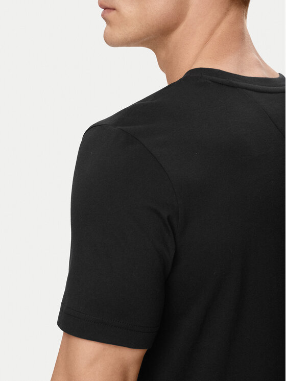 Tommy Hilfiger Tommy Hilfiger Camiseta Brand Love MW0MW44359 Negro Regular Fit