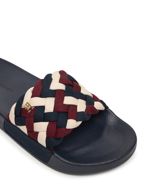 Tommy Hilfiger Ciabatte Tommy Hilfiger Th Braided Pool Slide FW0FW09203 Multicolore
