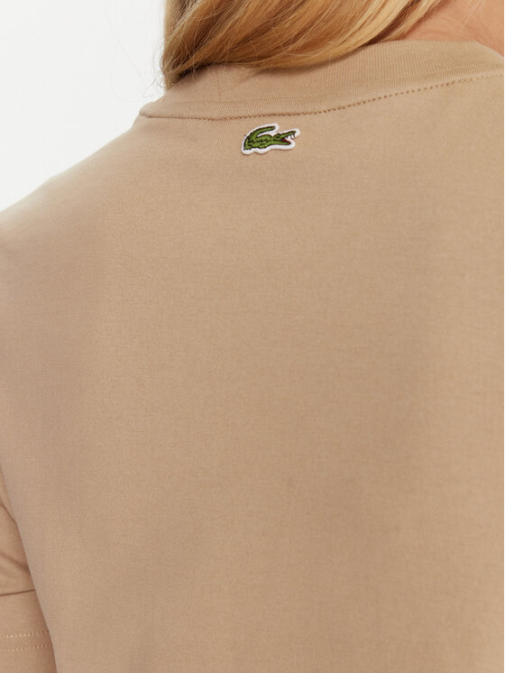 Lacoste Lacoste Camiseta TF0355 Beis Regular Fit