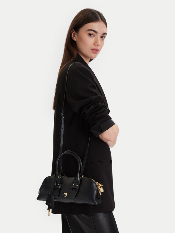PINKO Сумка PINKO Bowling Bag Baguette AI 25-26 PLTT 105334 A0QO Чорний