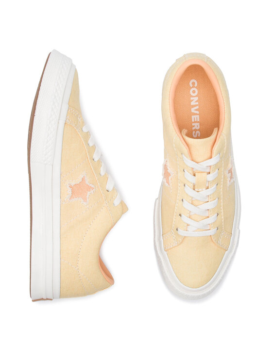 Converse Гуменки Converse One Star Ox 164358C Жълт