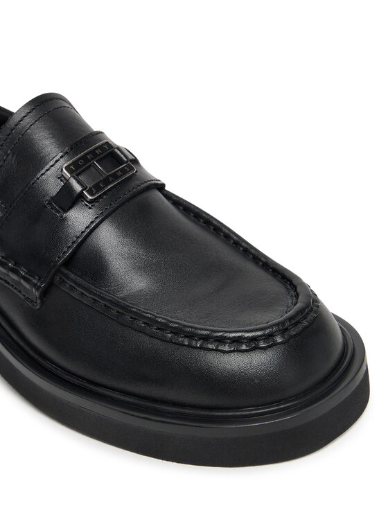 Tommy Jeans лоуфъри с дебела подметка Tommy Jeans Tjw Chunky Loafer EN0EN02789 Черен