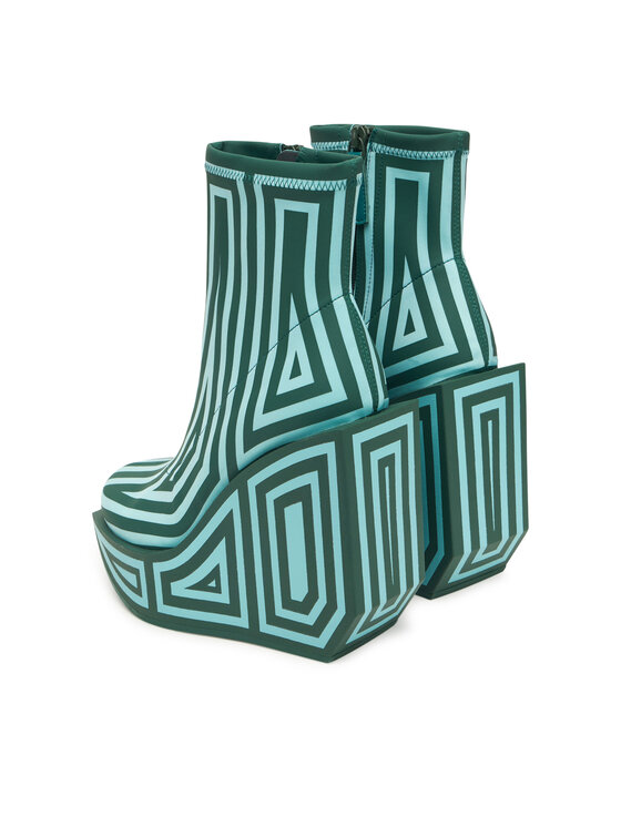 United Nude Ботильйони United Nude Wa Bootie Hi 1087993382 Зелений