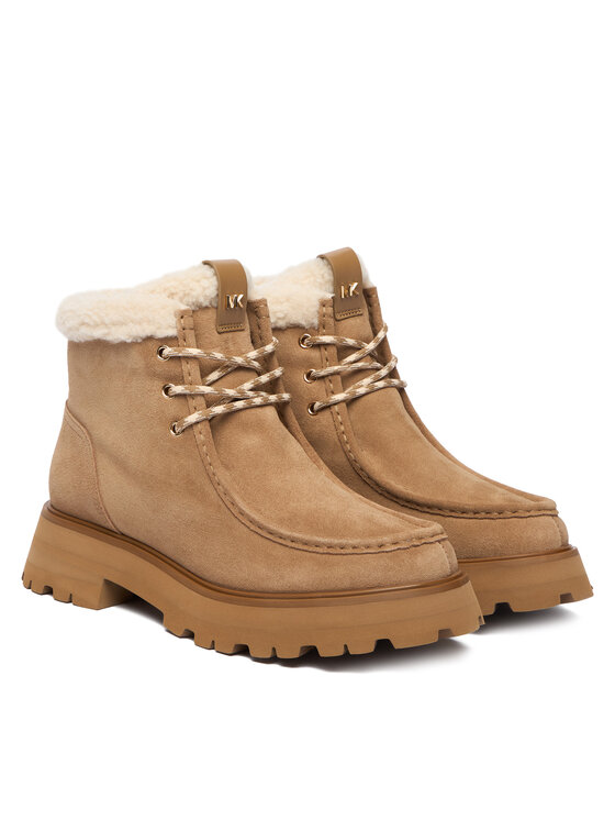 MICHAEL Michael Kors Šnurovacia obuv MICHAEL Michael Kors Cade 40F5CAFE5S Béžová