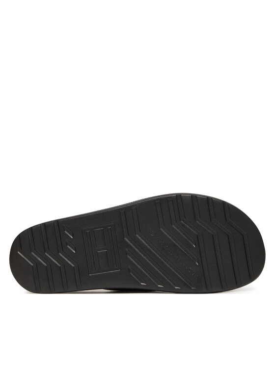 Tommy Hilfiger Šľapky Tommy Hilfiger D Density Hilfiger Lth Cc Sand FM0FM05358 Hnedá