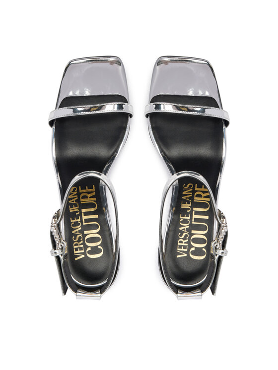Versace Jeans Couture Босоніжки Versace Jeans Couture 80VA3S76 ZS406 Срібний