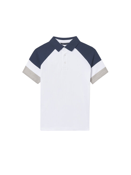 Mayoral Mayoral Polo 6165 Blanco Regular Fit