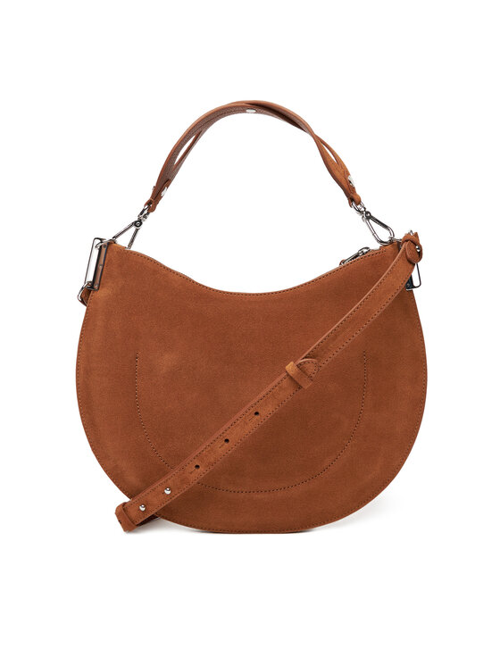 Coccinelle Сумка Coccinelle QKG Coccinellesunup Suede E1 QKG 13 02 01 Коричневий