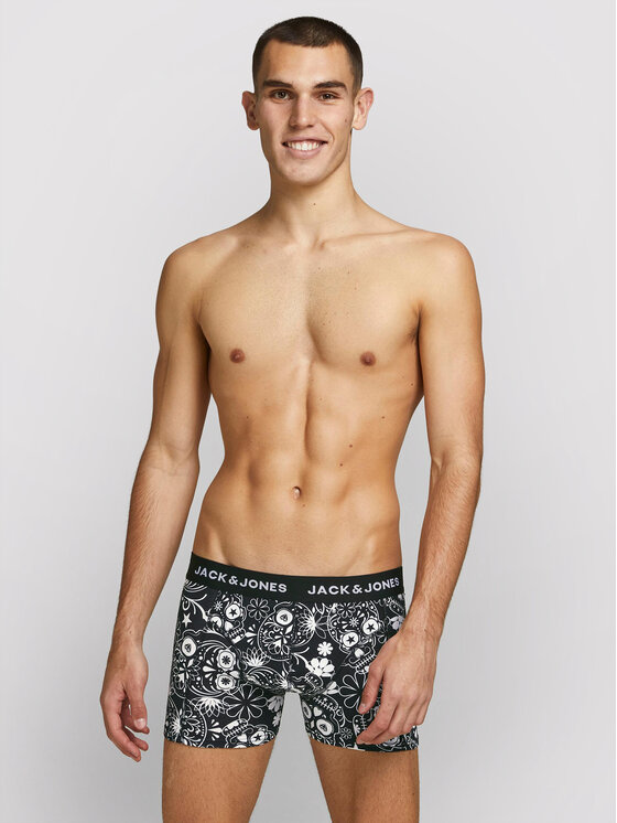 Jack & Jones Jack & Jones Conjunto de calzoncillos boxer Sugar Skull 12185485 De color
