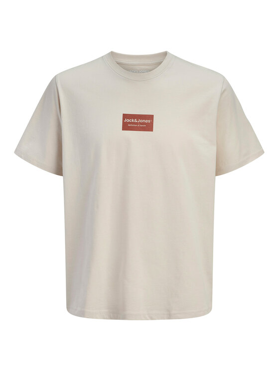 Jack & Jones Jack & Jones Camiseta Frank 12288092 Beis Relaxed Fit