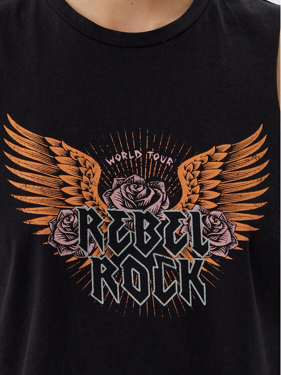 Noisy May Noisy May Top Rebel 27034002 Crna Oversize