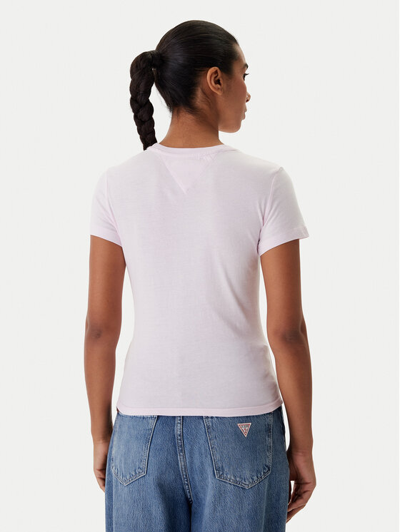 Tommy Jeans Tommy Jeans Camiseta DW0DW22273 Rosa Slim Fit