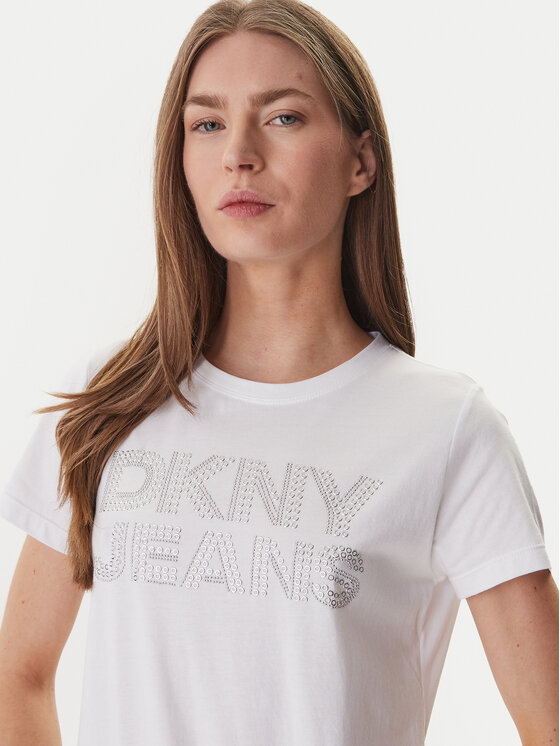 DKNY DKNY Camiseta DJ6T1692 Blanco Regular Fit