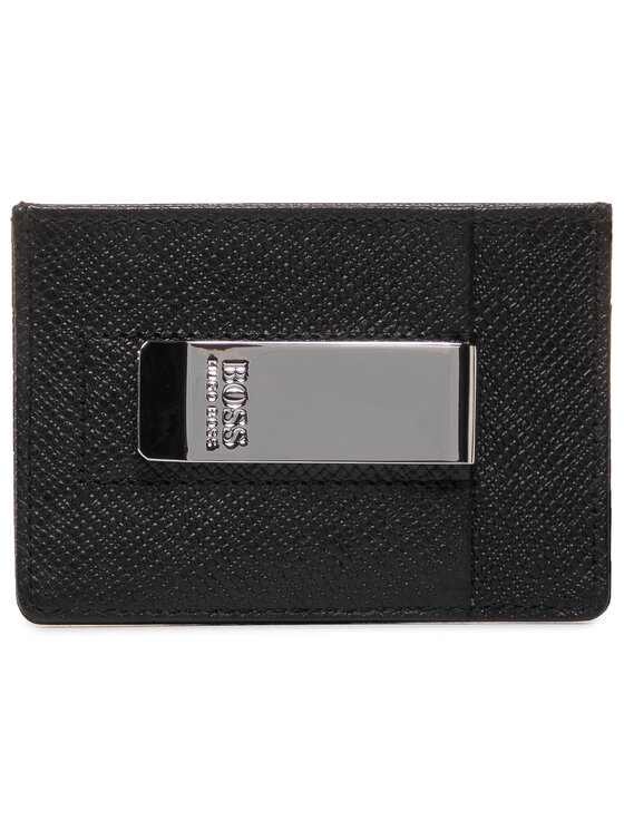 BOSS Bankkártya tartó Boss Signature Money Clip 50335796 Fekete