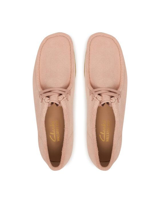 Clarks Туфлі Clarks WallabeeEVOSh 26186342 Рожевий