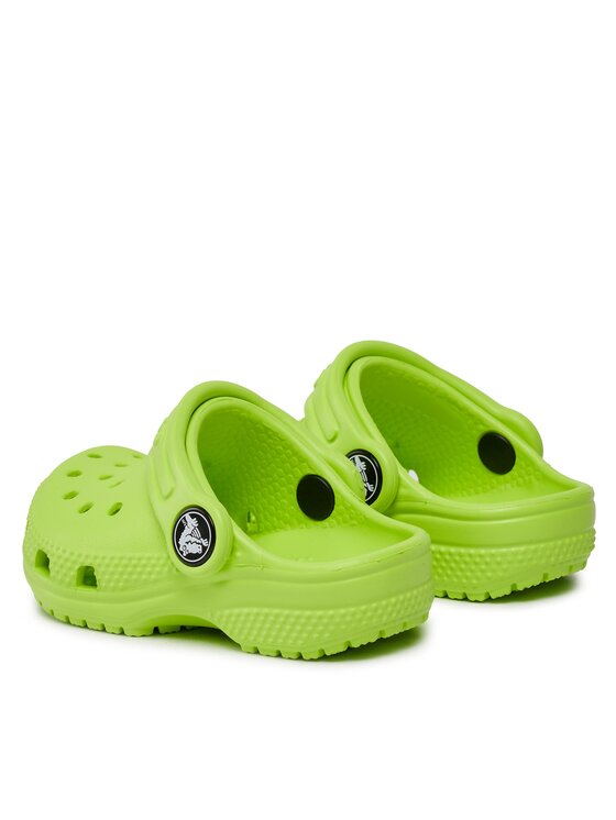 Crocs Şlapi Crocs Classic Kids Clog T Limeade 206990 Verde