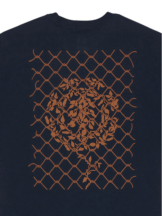 Element Element Camiseta Anyways ELYZT00568 Azul marino Relaxed Fit