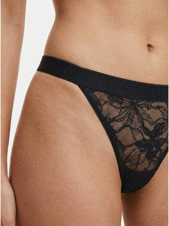 Tommy Hilfiger Tommy Hilfiger Tangas UW0UW06267 Negro