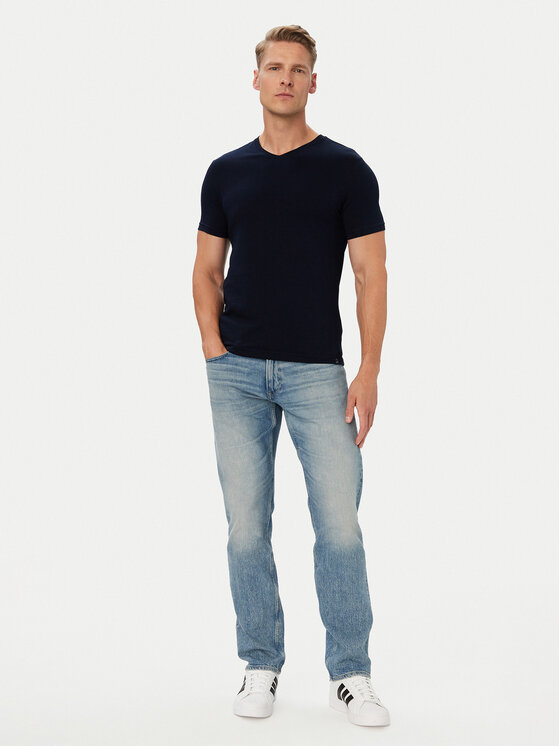 United Colors Of Benetton United Colors Of Benetton Marškinėliai 3U53J4231 Tamsiai mėlyna Regular Fit