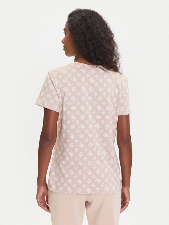 Guess Guess Camiseta V5YI04 I3Z14 Beis Regular Fit