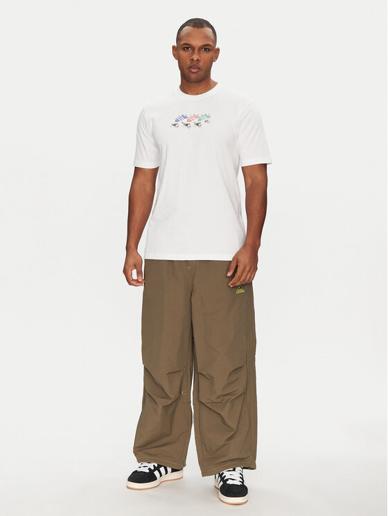 adidas adidas Футболка Roller JD0706 Білий Regular Fit