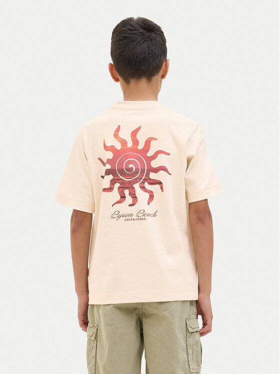 Jack & Jones Junior Jack & Jones Junior Футболка Canggu 12278649 Бежевий Relaxed Fit