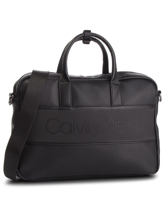 Calvin Klein Portatīvā datora soma Calvin Klein Strike Slim Laptop Bag K50K504277 Melns