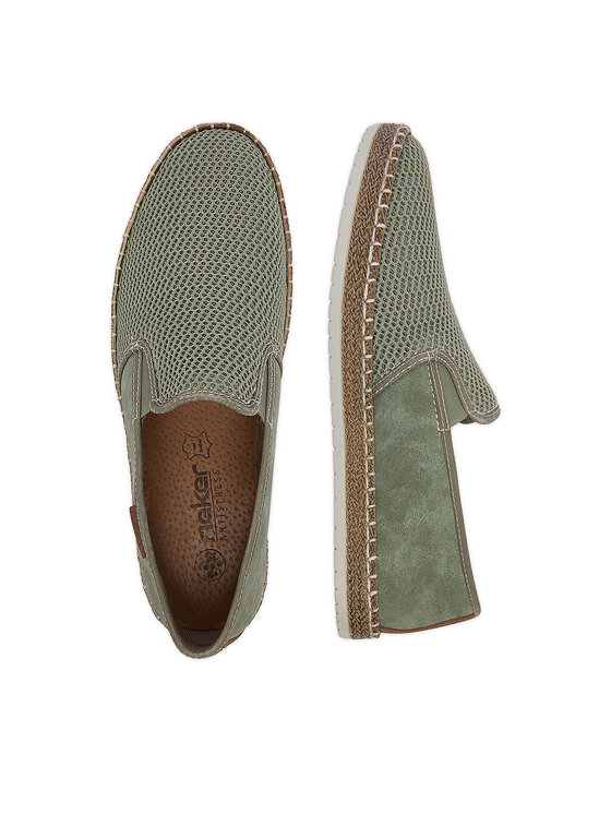 Rieker Espadrile Rieker CEO-B5265-52 Verde deschis