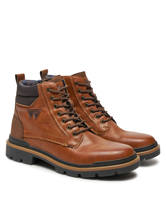 Wrangler Trapper stila apavi Wrangler Nevada 20243033.JCU Brūns