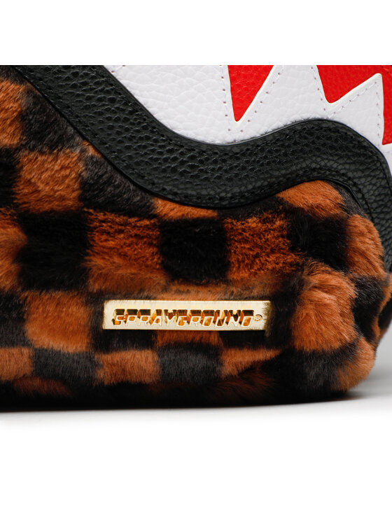 SPRAYGROUND Batoh SPRAYGROUND Fur Sharks In Paris Backpack 910B4817NSZ Hnědá