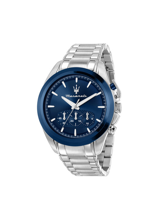 Maserati Годинник Maserati Traguardo Chronograph R8873612067 Срібний