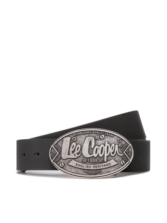 Lee Cooper Cinturón para hombre Lee Cooper LCJ35 Negro