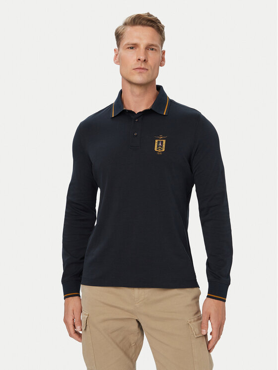 Aeronautica Militare Aeronautica Militare Polo 262PO1940UJ00663 Azul marino Regular Fit