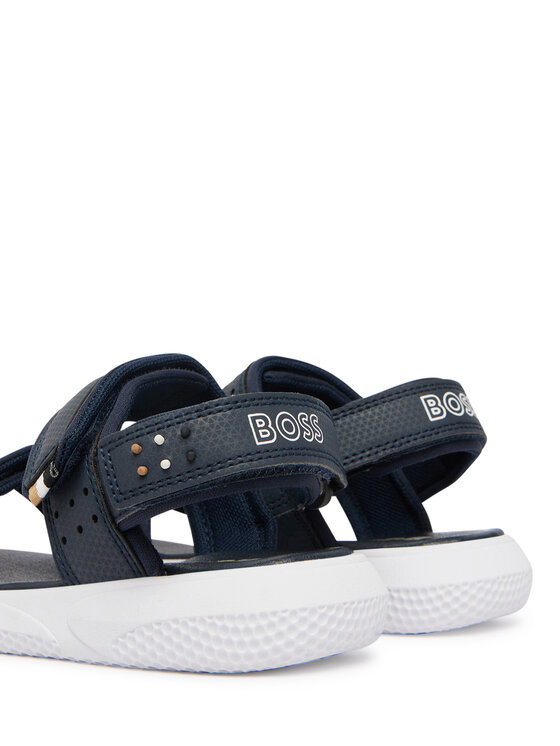 BOSS Sandały BOSS J52823 S Granatowy