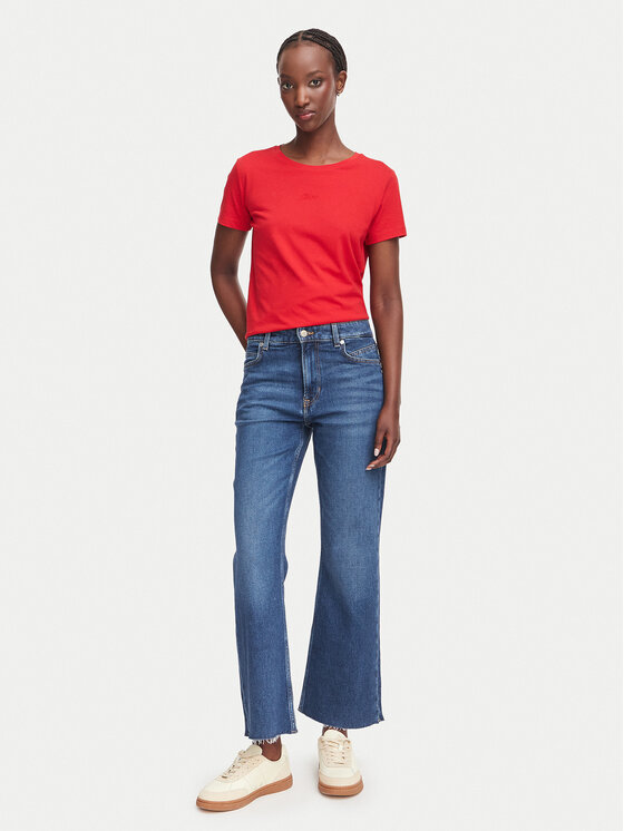 BOSS BOSS Camiseta C_Elove 50554696 Rojo Slim Fit