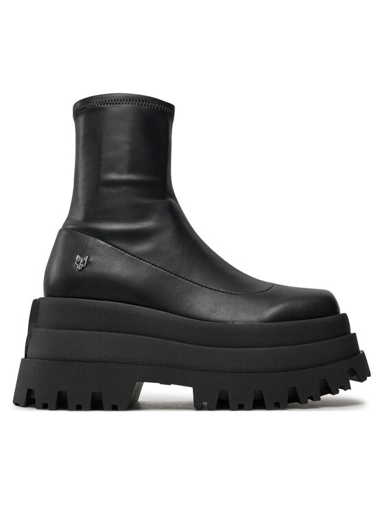 Naked Wolfe Botine Naked Wolfe Sassy Negru