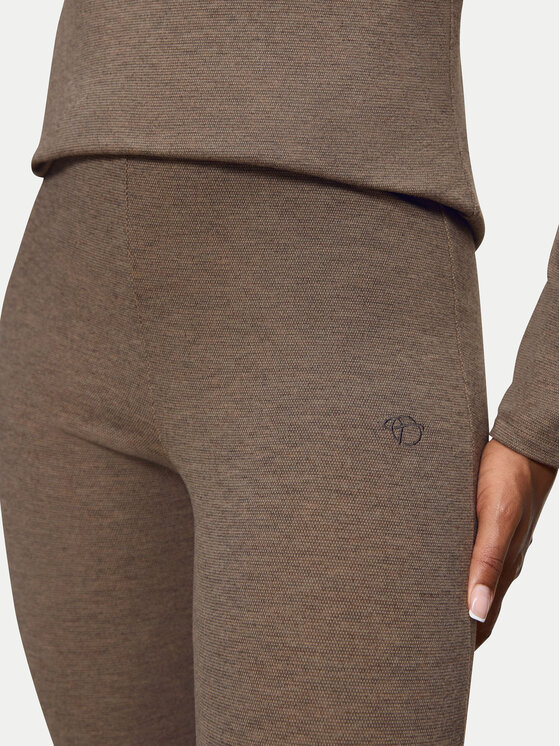Triumph Triumph Pidžama hlače Smart Thermal 10221491 Smeđa Slim Fit