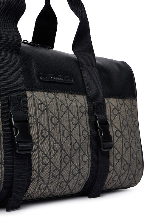 Calvin Klein Hétvégi táska Calvin Klein Mixed Emblem Aop LV04D3379G Bézs