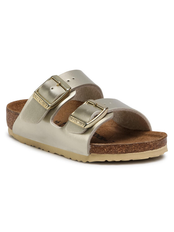 Birkenstock Klapki Birkenstock Arizona Kids 1014841 Złoty