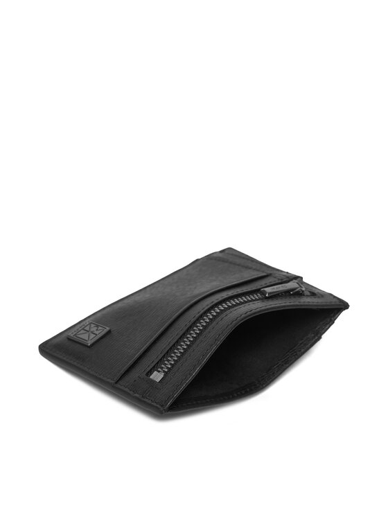 Calvin Klein Estuche para tarjetas de crédito Calvin Klein Emblem Hw Id Cardholder LV04D1168G Negro