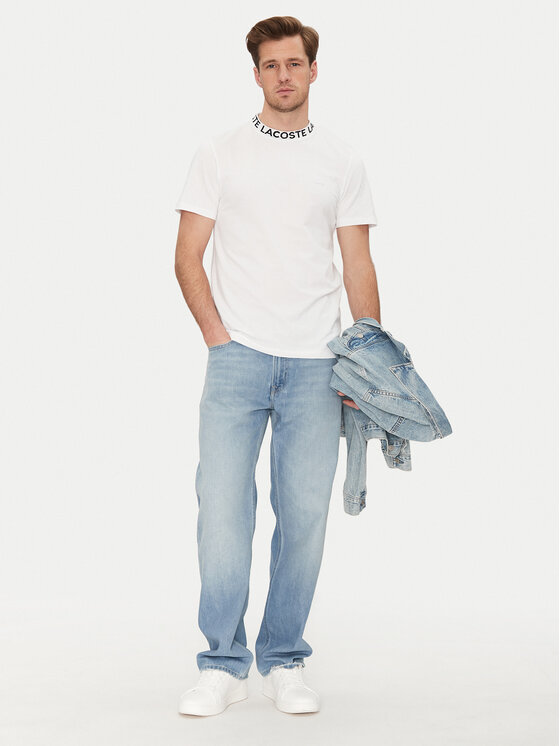 Lacoste Lacoste Camiseta TH9582 Blanco Regular Fit