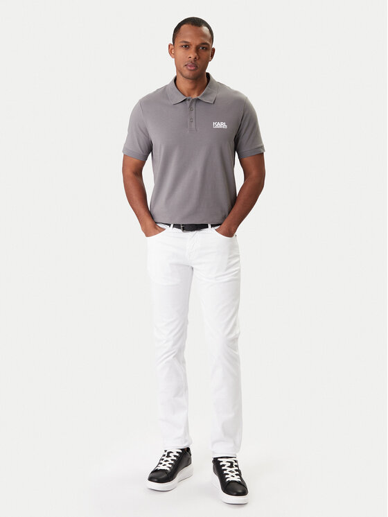 KARL LAGERFELD KARL LAGERFELD Polo 745780 561235 Gris Regular Fit