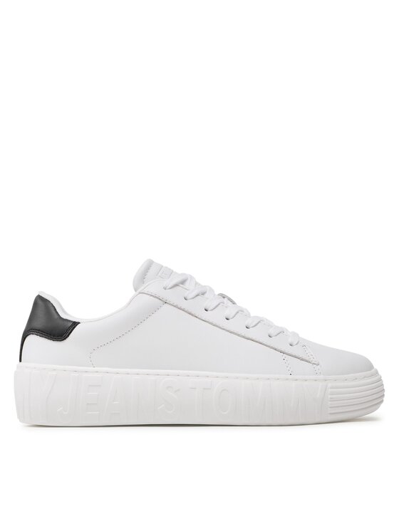 Tommy Jeans Zapatillas Tommy Jeans Leather Outsole EM0EM01159 Blanco