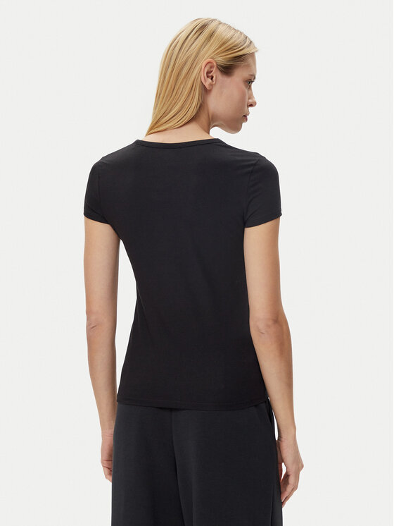 Guess Guess Majica V5GI20 J1314 Črna Regular Fit