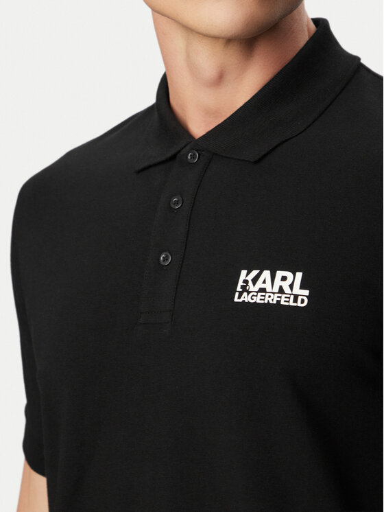 KARL LAGERFELD KARL LAGERFELD Polo 745780 500235 Negro Regular Fit
