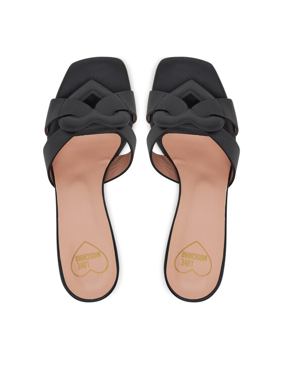 LOVE MOSCHINO Шльопанці LOVE MOSCHINO JA28065G1MIA0000 Чорний