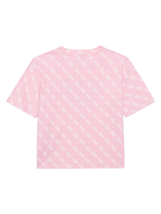 Guess Guess Футболка J6RI08 K6YW4 Рожевий Regular Fit