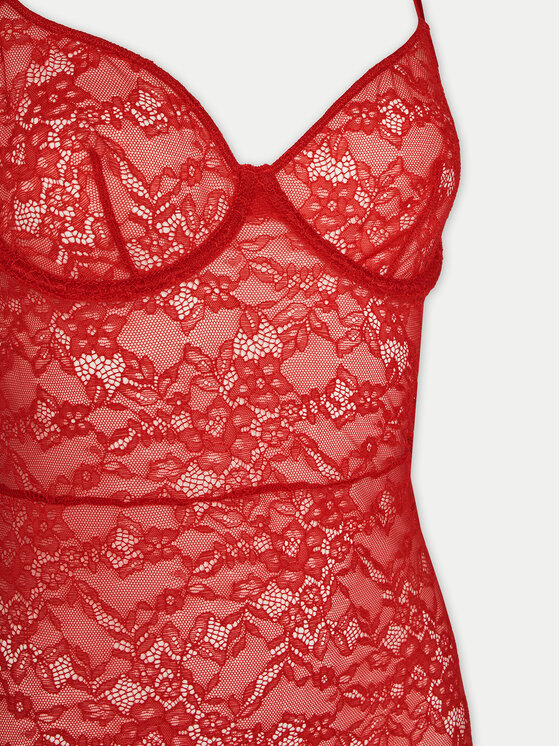 Guess Guess Нічна сорочка O5RK00 KBGT0 Червоний Regular Fit