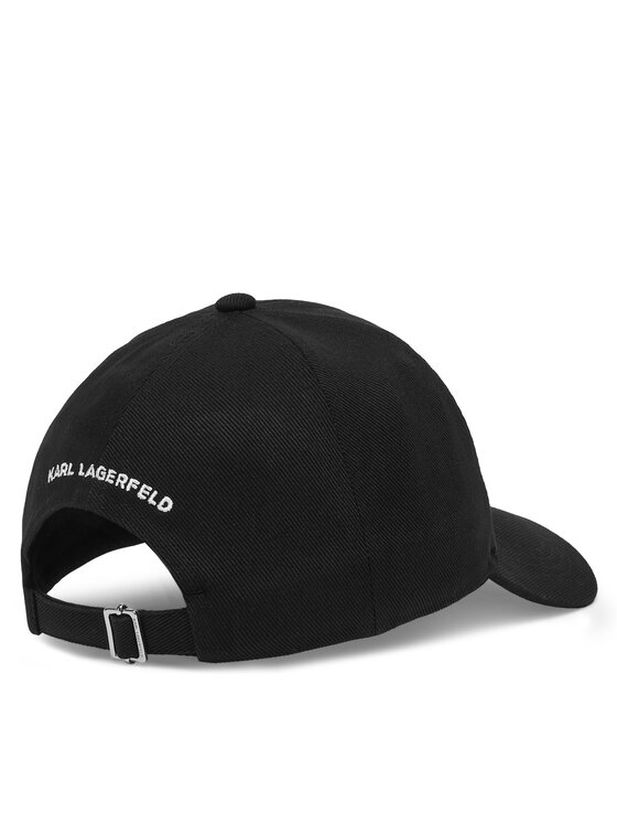 KARL LAGERFELD Czapka z daszkiem KARL LAGERFELD A1W33071 Czarny