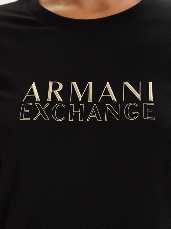 Armani Exchange Armani Exchange Camiseta XW001837 AF16294 UC001 Negro Slim Fit